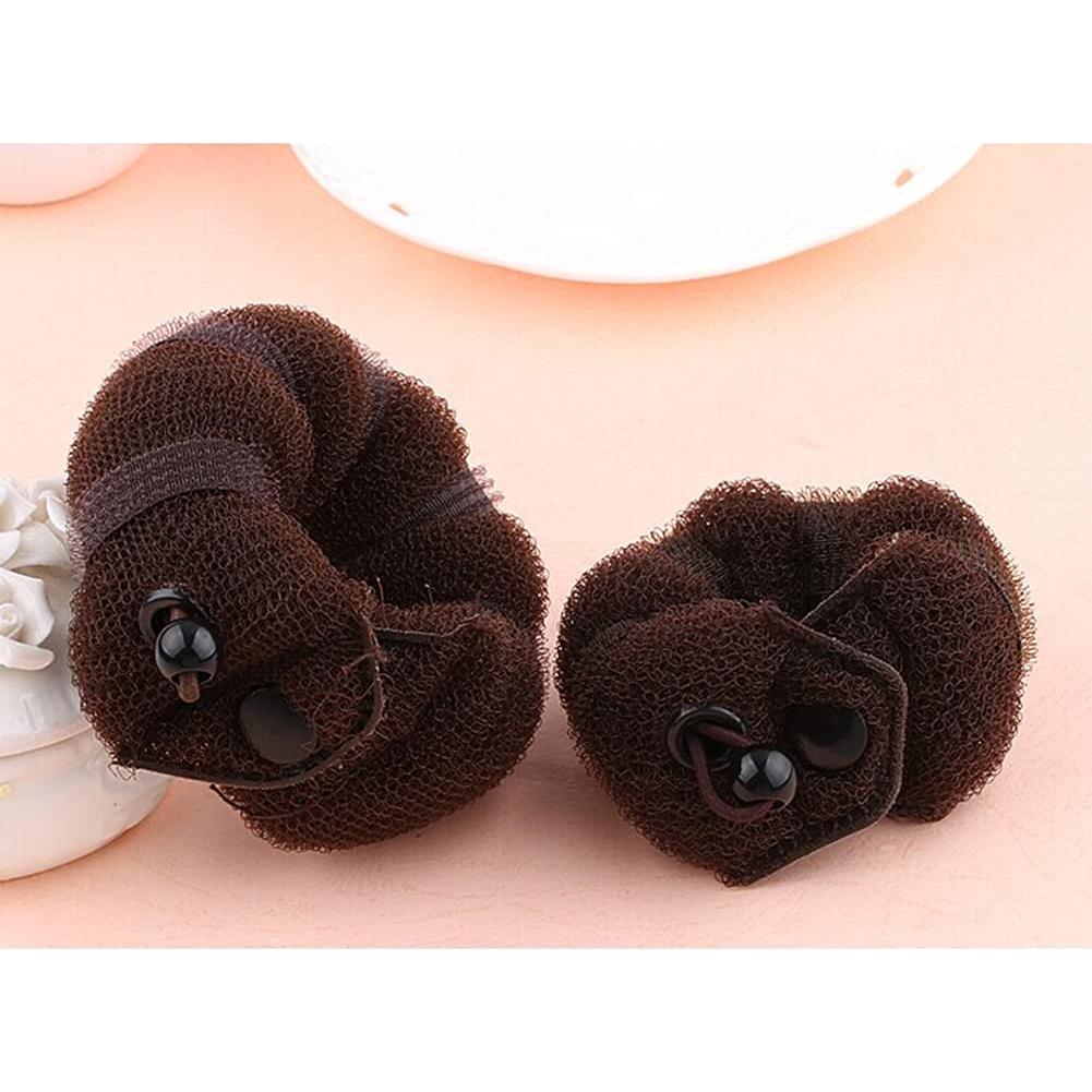 Set 3 Donuts de Pelo Mágico Happyupcity Marrón 24cm y 19cm