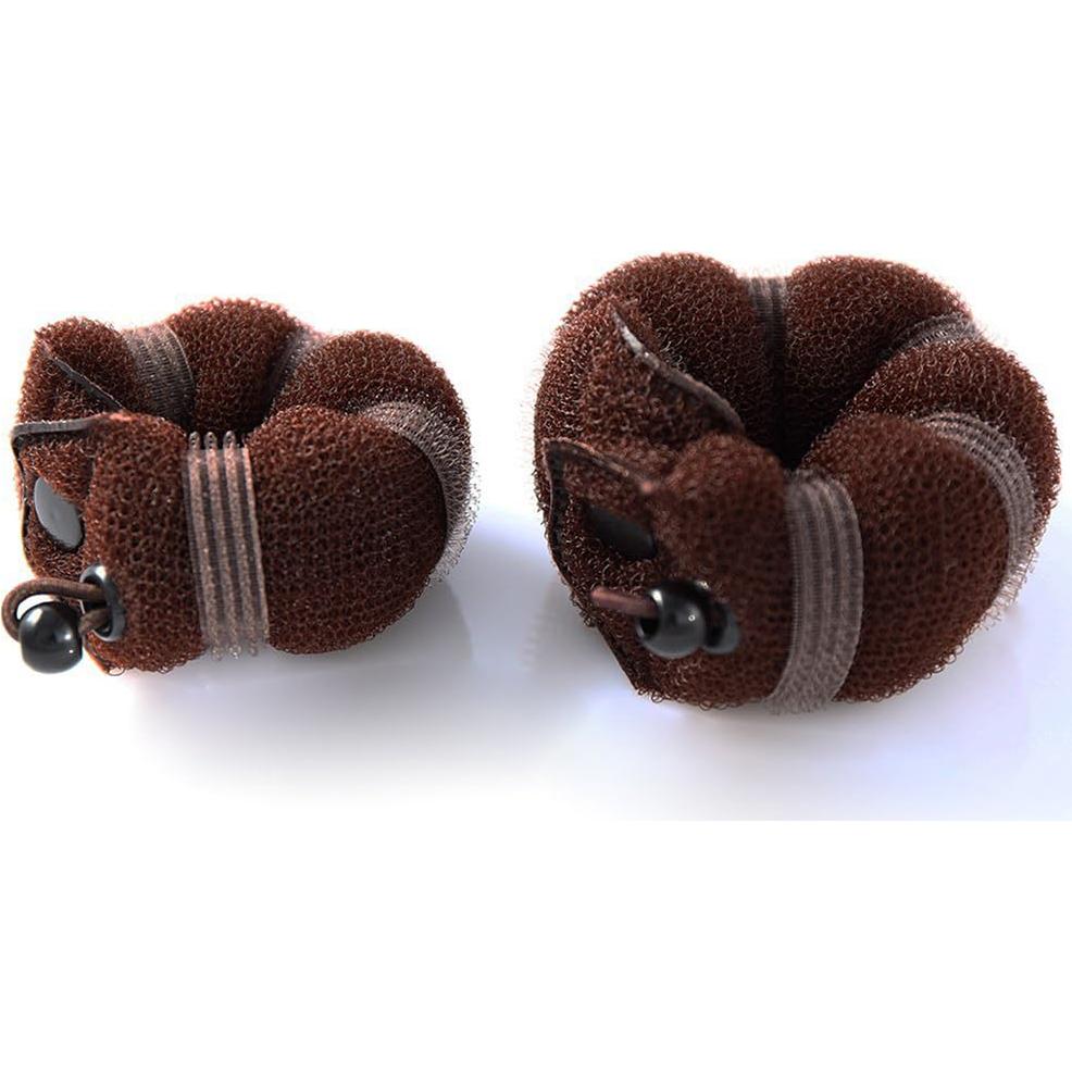 Set 3 Donuts de Pelo Mágico Happyupcity Marrón 24cm y 19cm