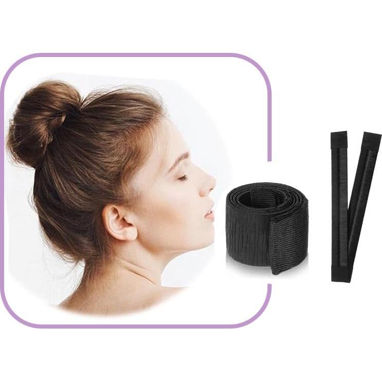2 Piezas Herramienta para Hacer Moño de Cabello Tangseajiao