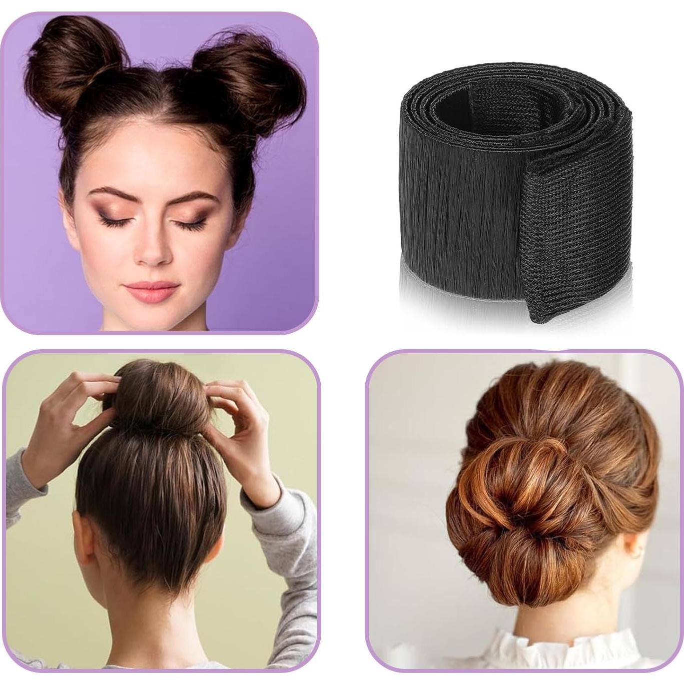 2 Piezas Herramienta para Hacer Moño de Cabello Tangseajiao