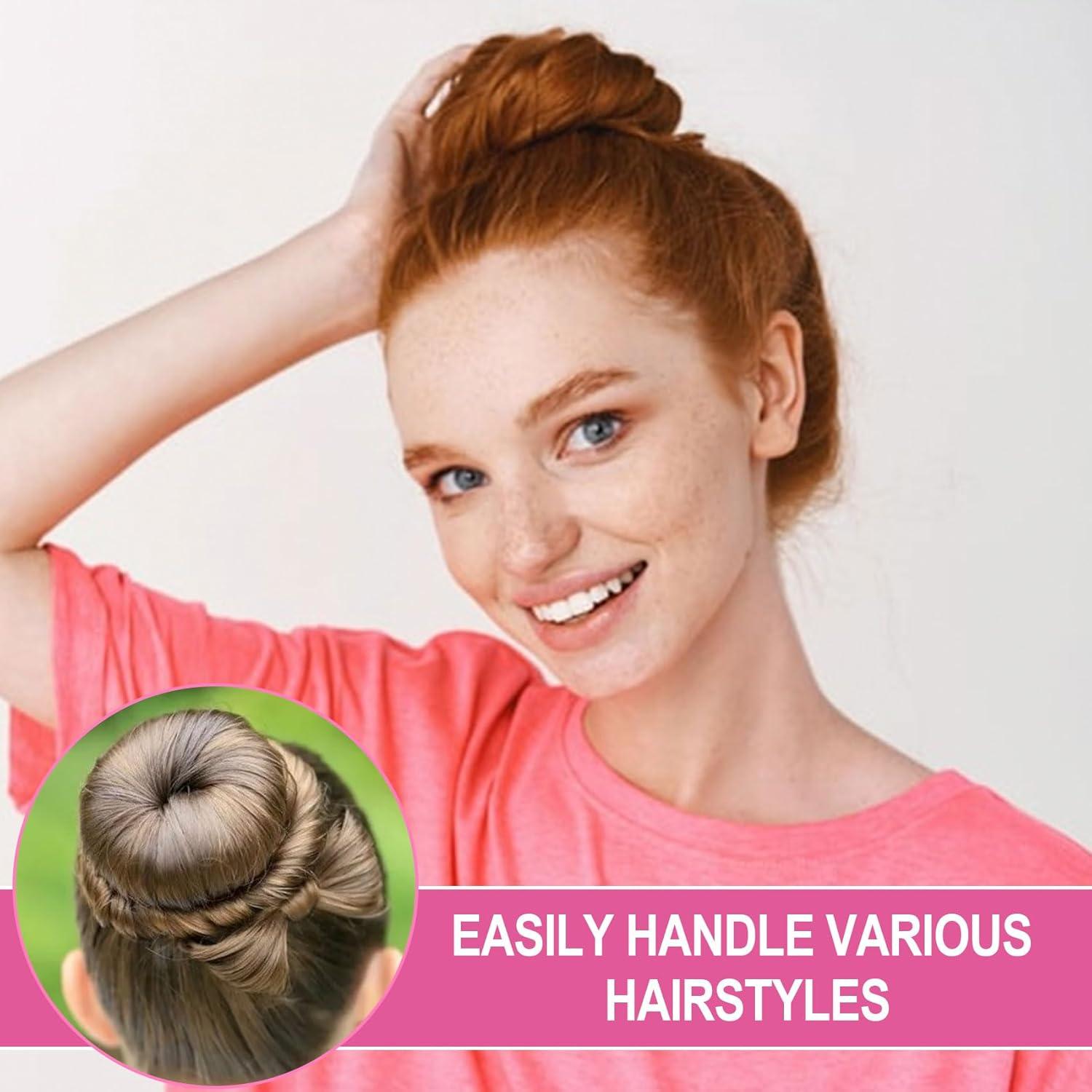 2 Esponjas para Hacer Moño de Cabello Negro - SmallCat