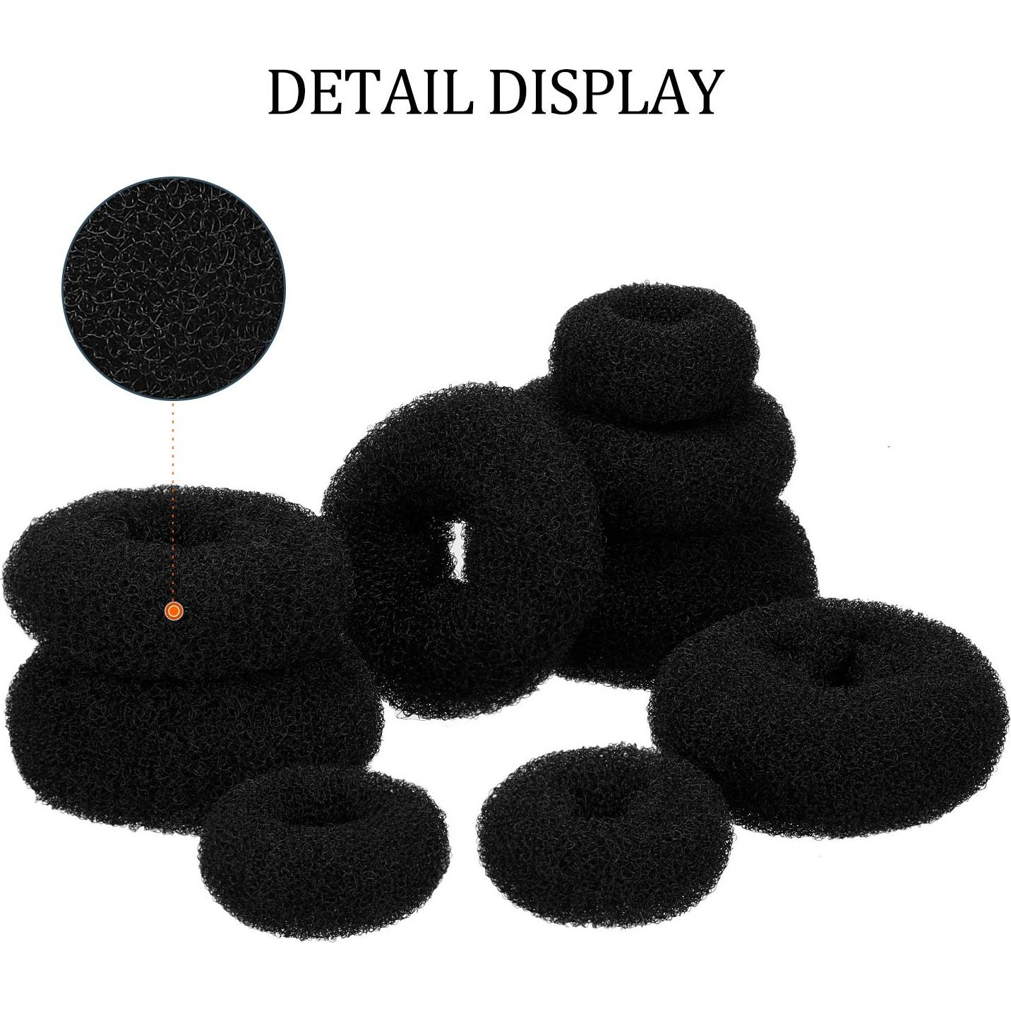 Juego de Formadores de Moño WILLBOND - 9 Anillos y 12 Bandas