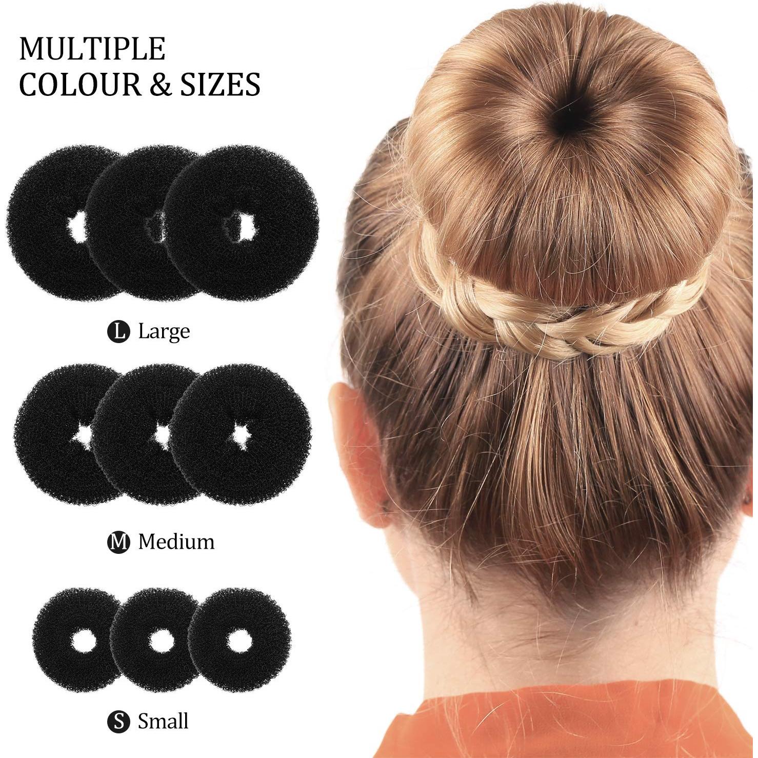 Juego de Formadores de Moño WILLBOND - 9 Anillos y 12 Bandas