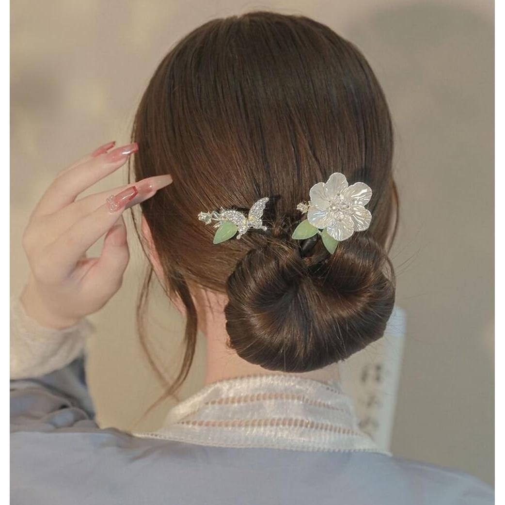 Hacedor de moño QUUPY 10 cm Accesorio de peinado cabello