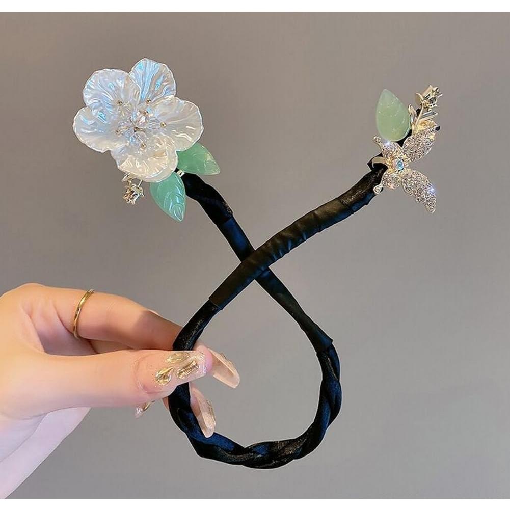 Hacedor de moño QUUPY 10 cm Accesorio de peinado cabello