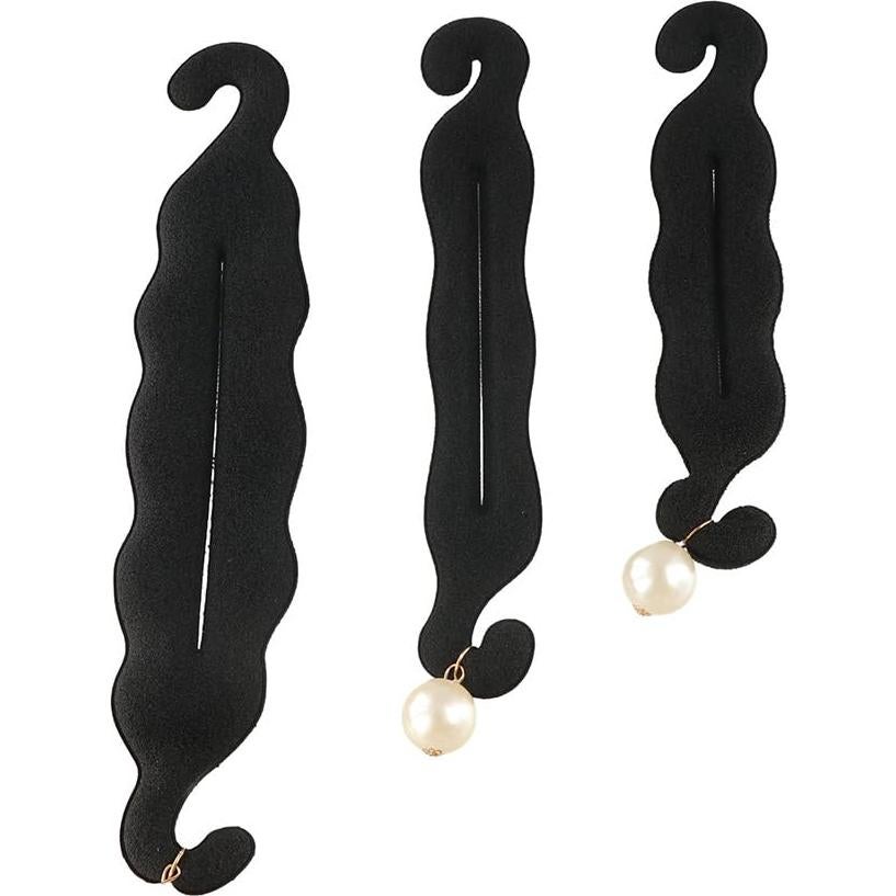 Hacedor de Moño Espuma 3 Piezas GUEDKIKL - Negro