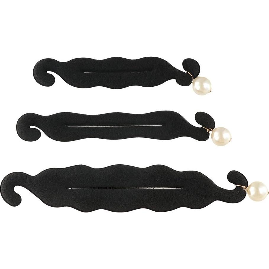 Hacedor de Moño Espuma 3 Piezas GUEDKIKL - Negro