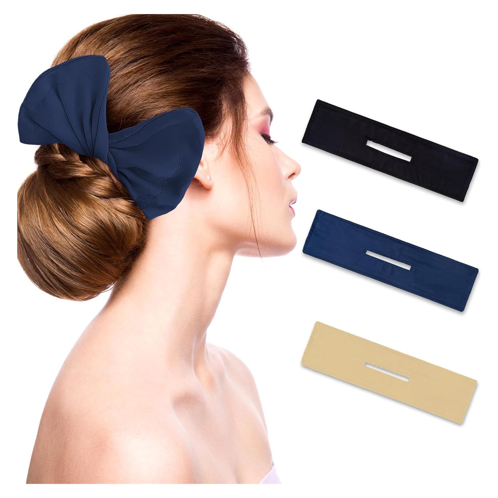 3 Piezas Creador de Moños Deft para Cabello - Accesorios Elegantes