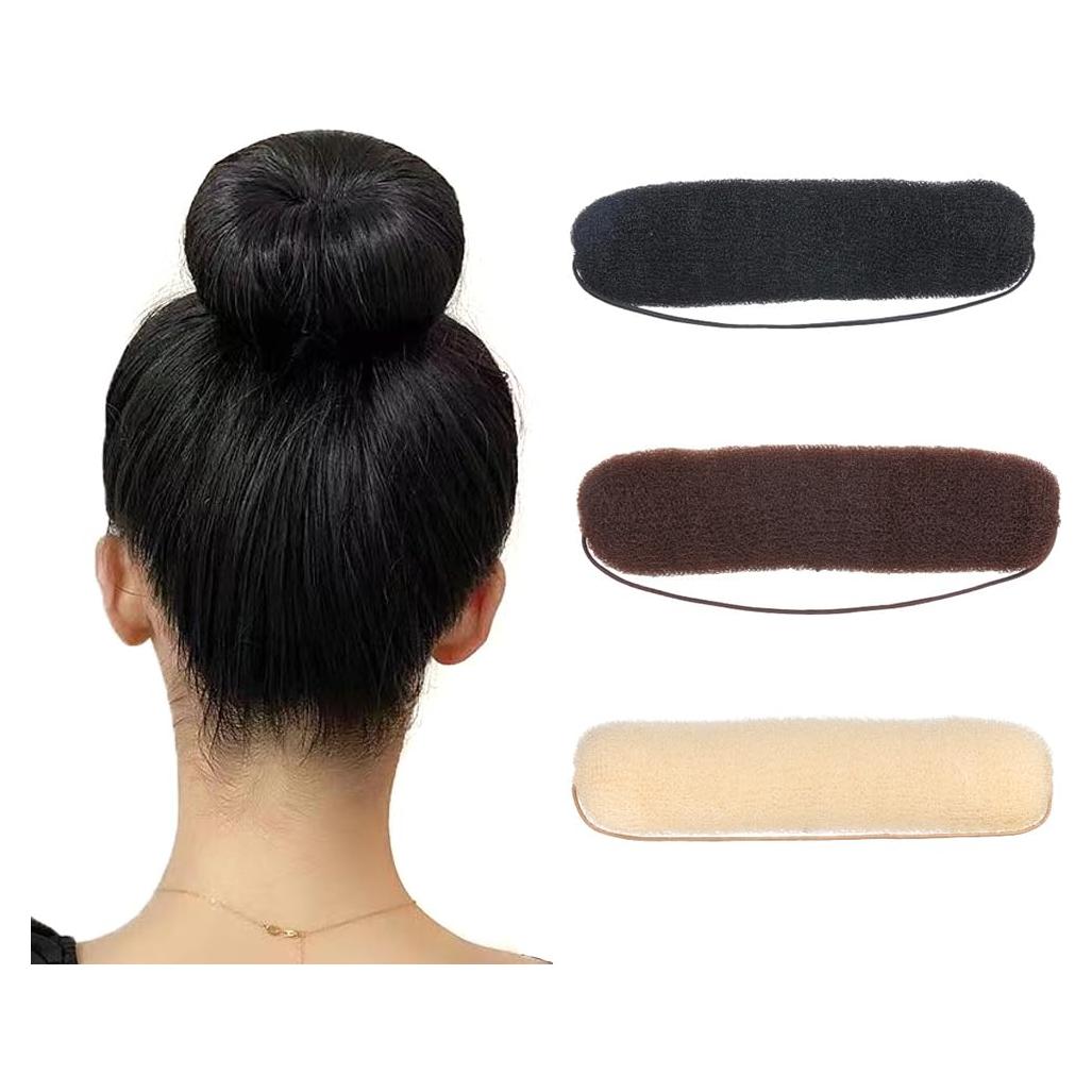 Kit de Hacer Moños de Cabello 3Pcs UPSTORE 20cm Nylon
