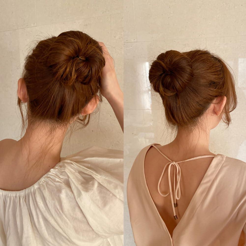 Kit de Hacer Moños de Cabello 3Pcs UPSTORE 20cm Nylon