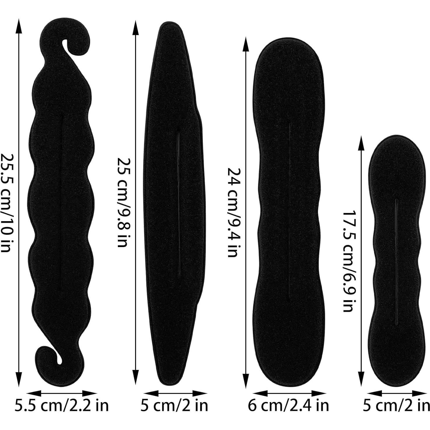 8 Piezas Creador de Moño de Cabello Ravlzors - Estilizador Flexible