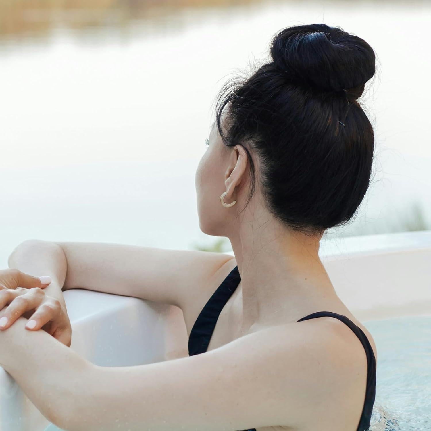 8 Piezas Creador de Moño de Cabello Ravlzors - Estilizador Flexible