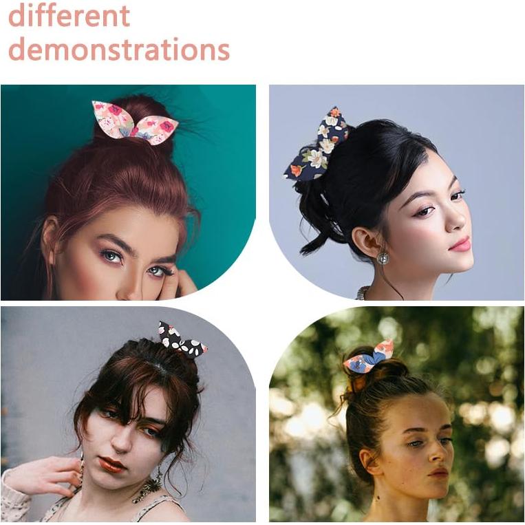 Fabricante de moños Sisadodo orejas de conejo para cabello