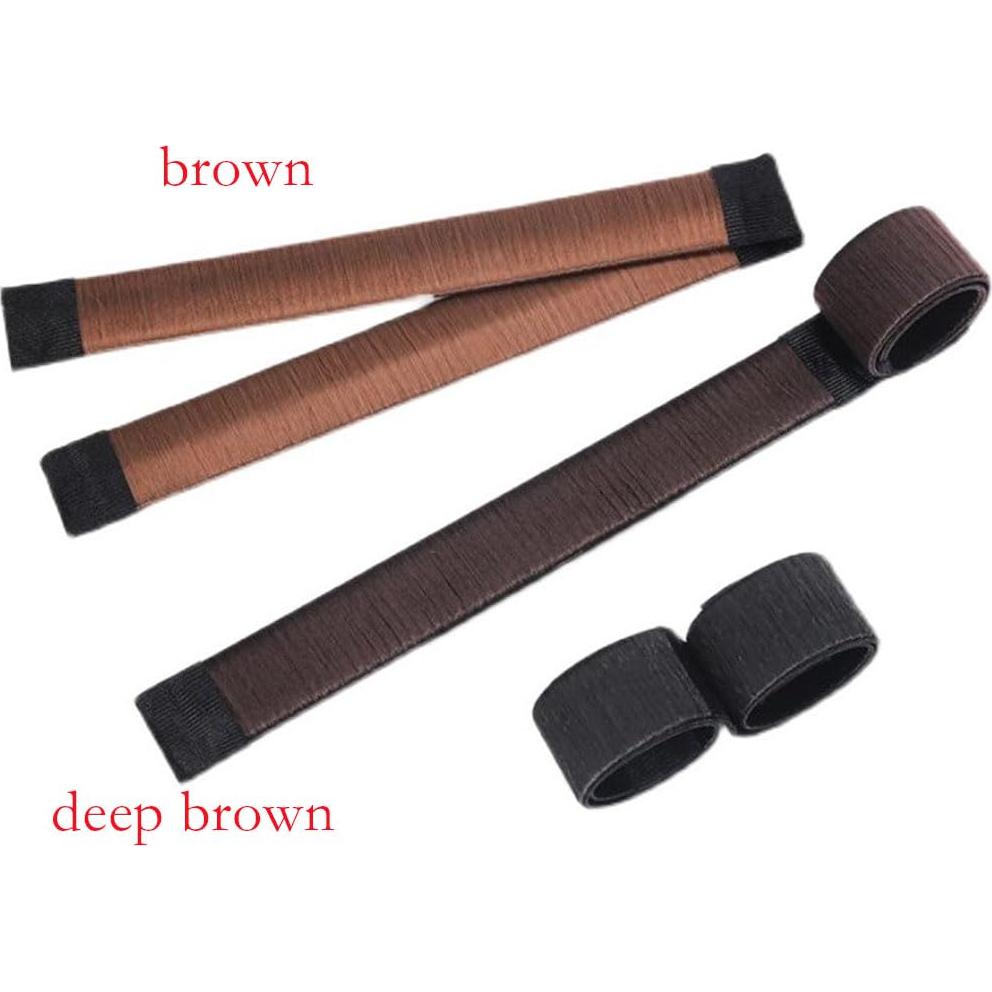 Juego de 2 Fabricantes de Moño para Cabello JINDIN - Marrón