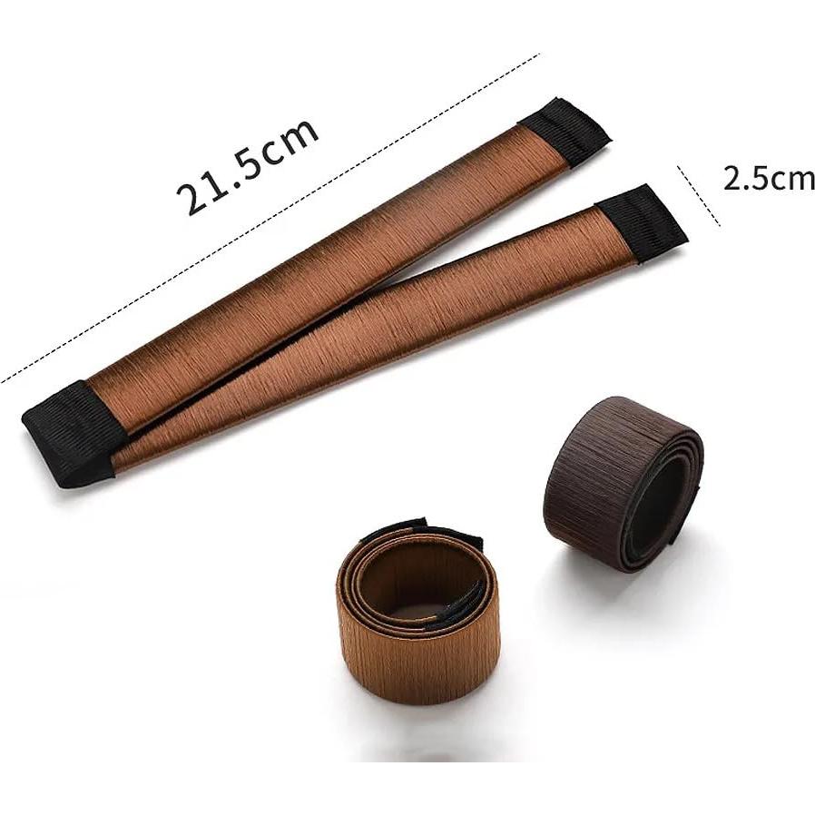 Juego de 2 Fabricantes de Moño para Cabello JINDIN - Marrón