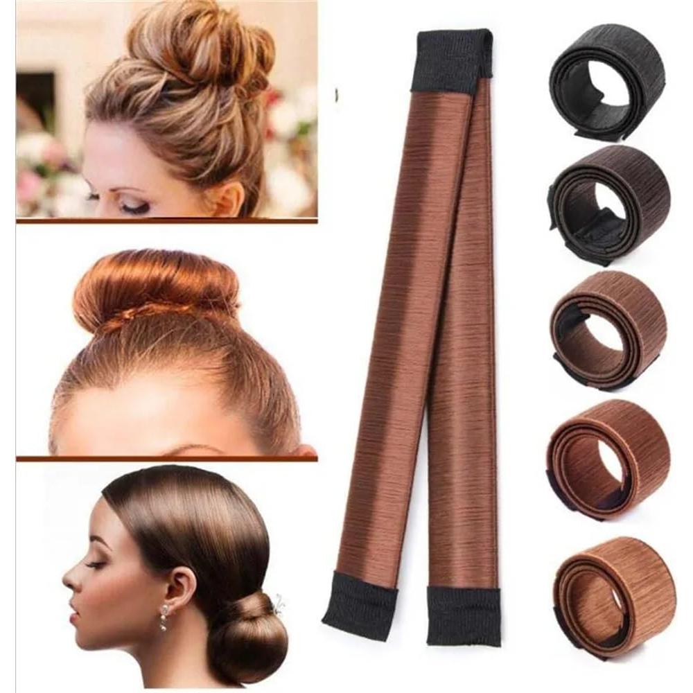 Juego de 2 Fabricantes de Moño para Cabello JINDIN - Marrón