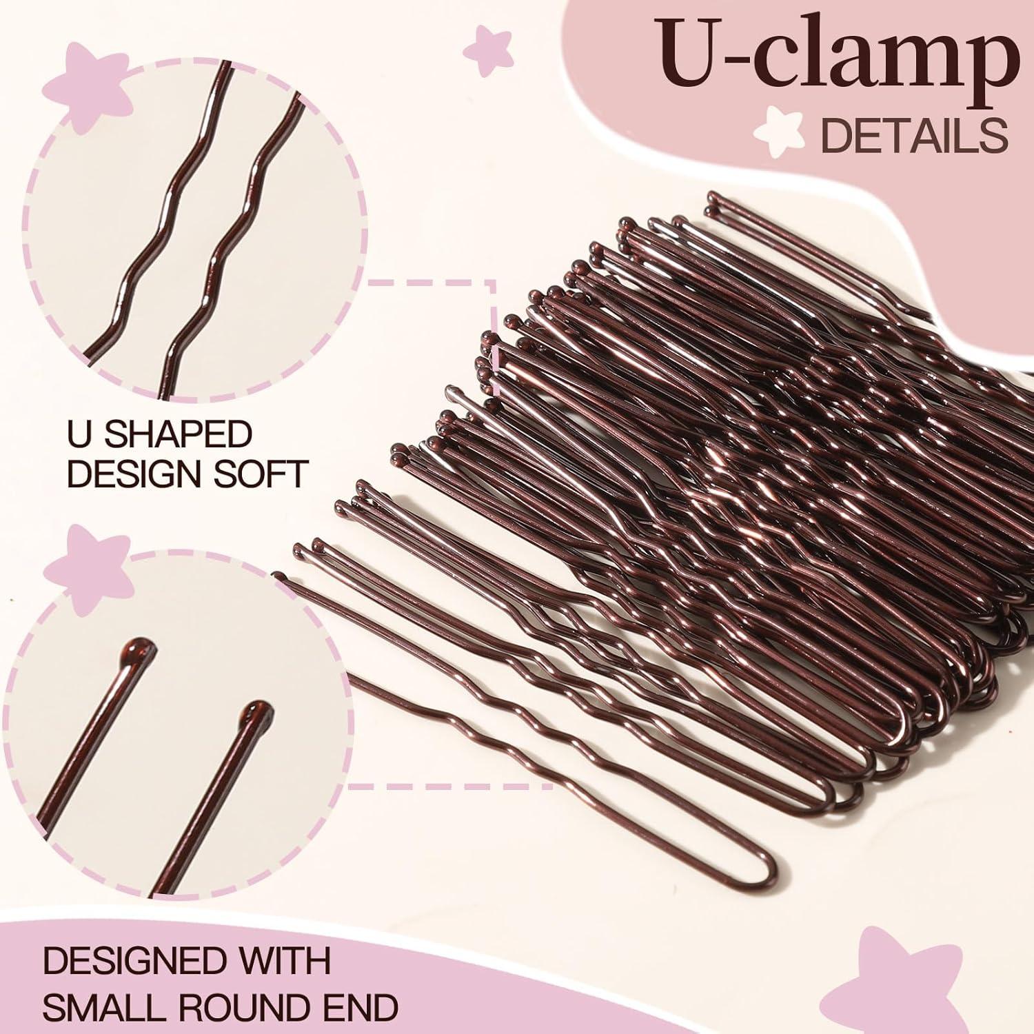 Redes para Cabello FANDAMEI 20PCS + Horquillas 40PCS 30cm