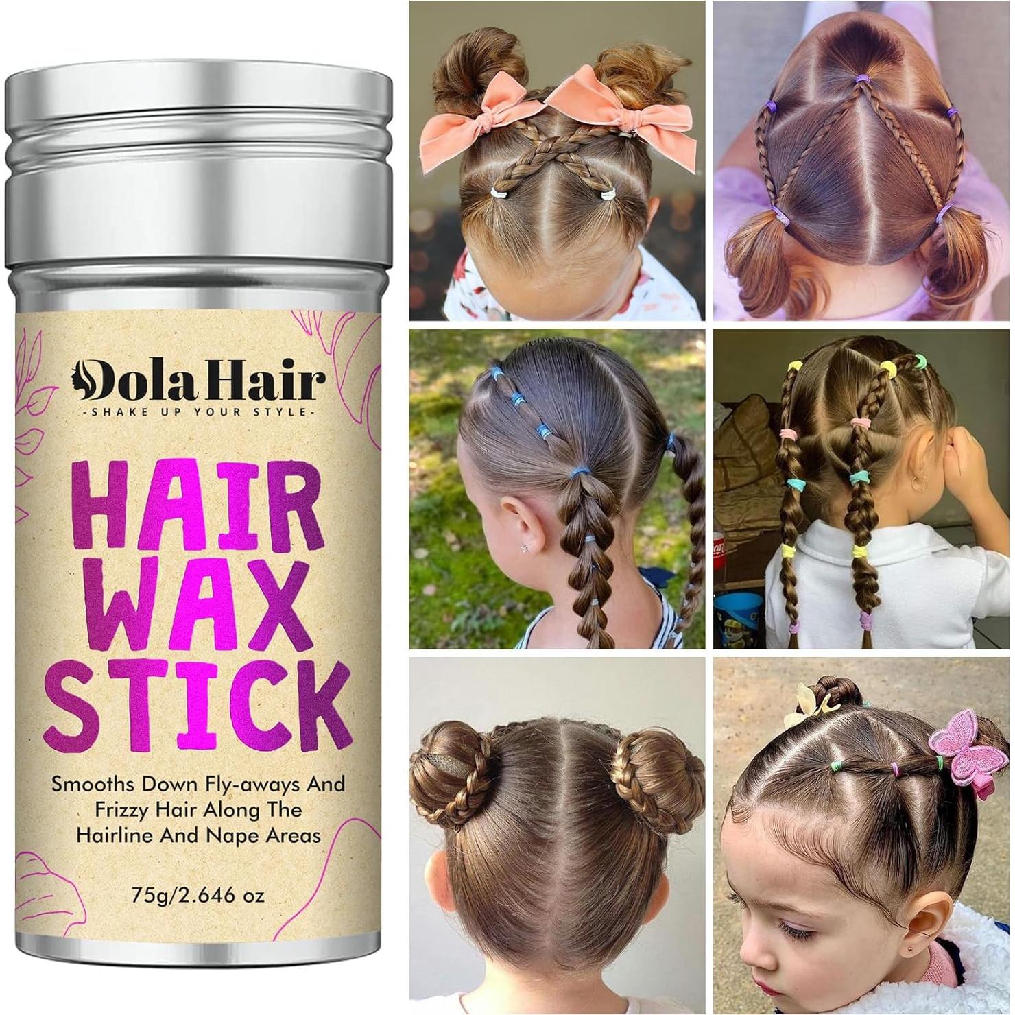 Barra de Cera para el Cabello Dolahair 76.5 g + 3 Cepillos