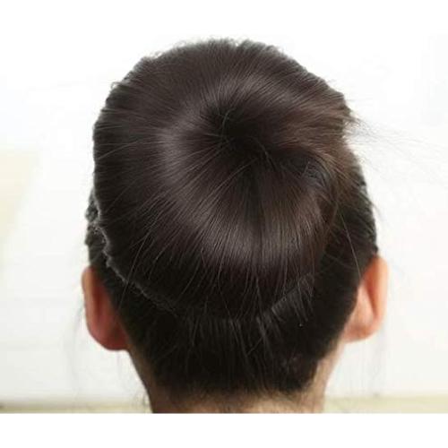 Juego de 2 Donas de Pelo DNHCLL Beige (1 Grande 22.9cm + 1 Pequeña 18.5cm)