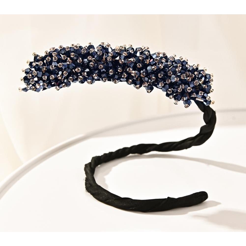 2 Piezas Fabricador de Moño Strass QUUPY Rosa y Azul