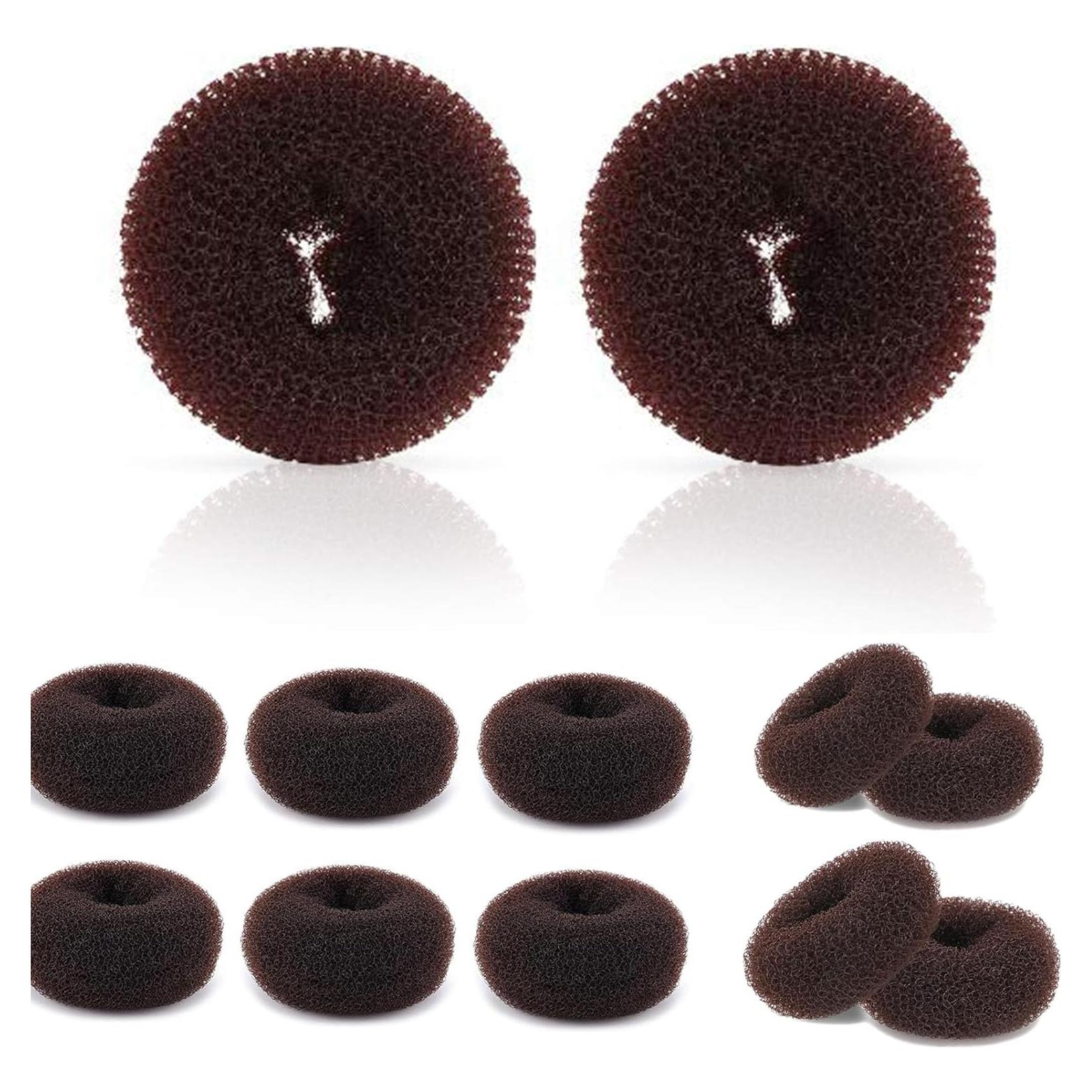 12 Piezas Hacedor de Moño Donut Aetomtins 9 cm Accesorios