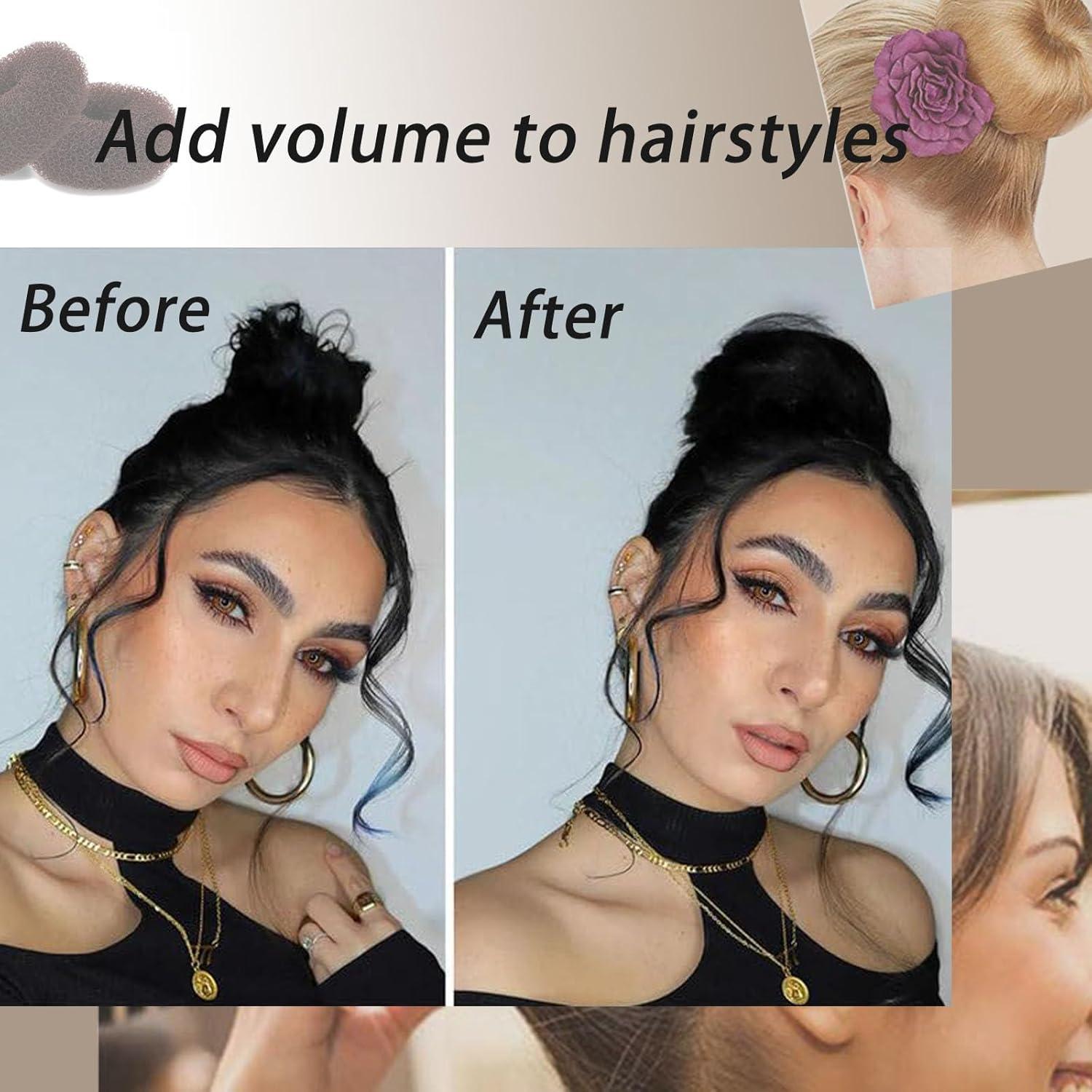 12 Piezas Hacedor de Moño Donut Aetomtins 9 cm Accesorios