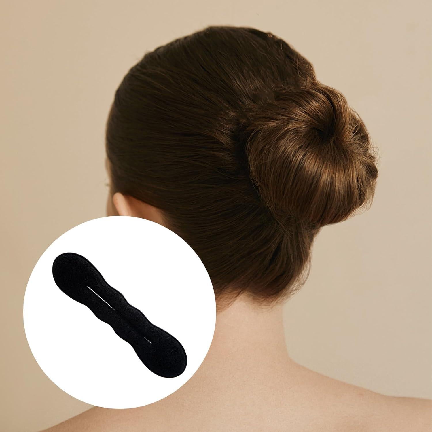 2 Esponjas Hacer Moño BEIQIYA - Accesorios Cabello Negro