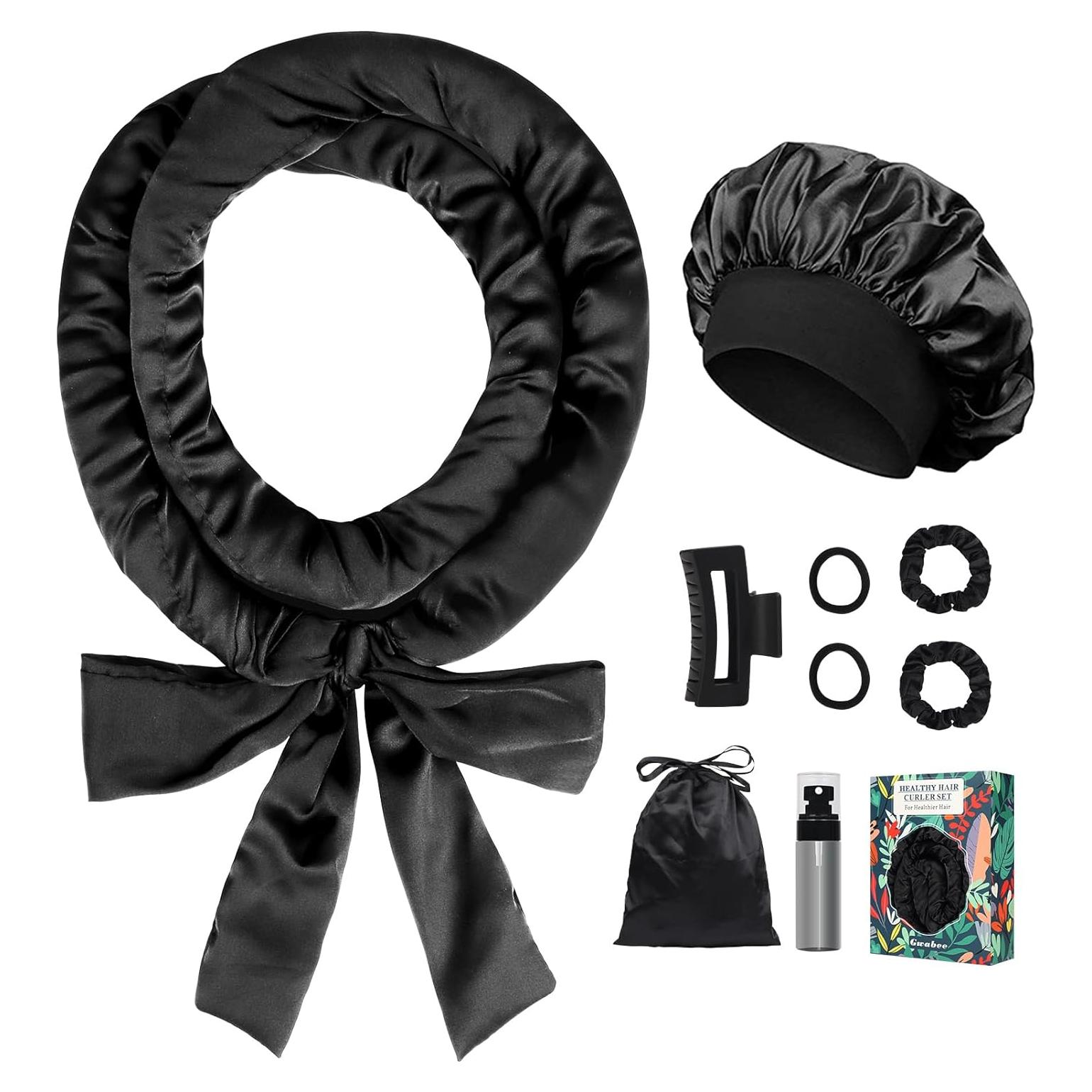 Rizadores de Cabello Sin Calor Gwabee 70" Negro 9PCS