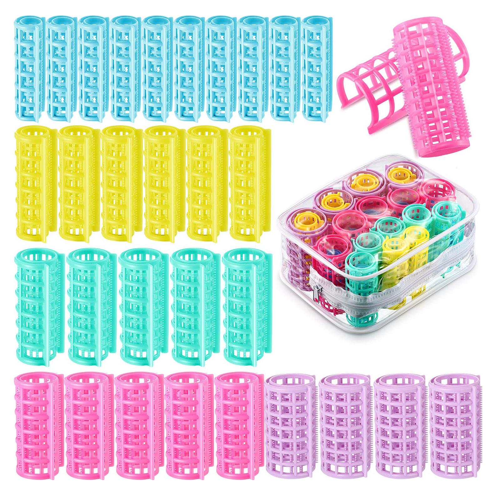 30 Rulos de Plástico Auto-Adhesivos WILLBOND - 5 Tamaños