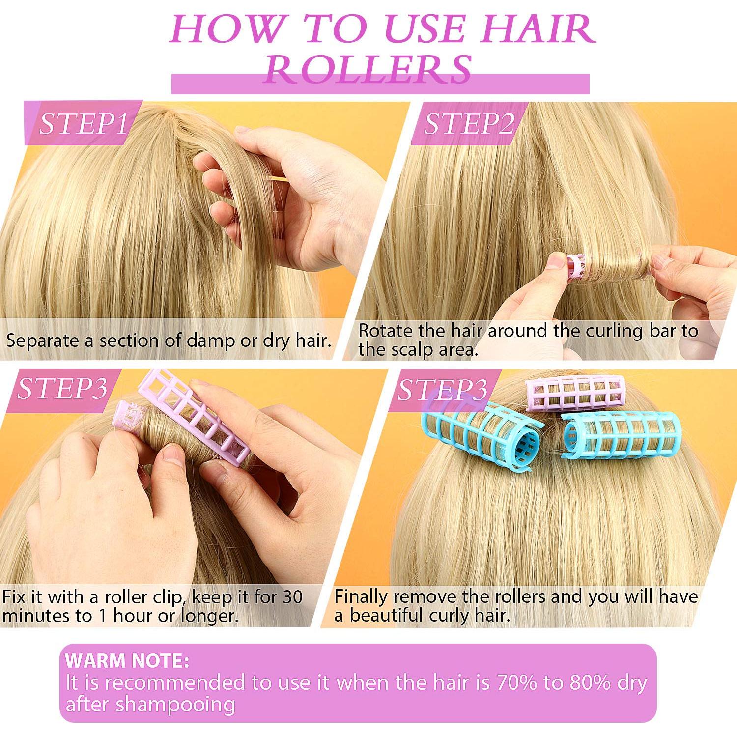 30 Rulos de Plástico Auto-Adhesivos WILLBOND - 5 Tamaños