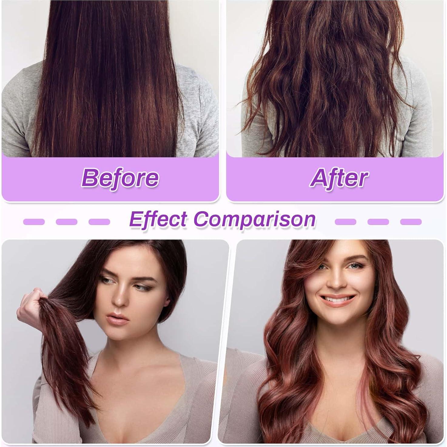 Juego de Rulos para Cabello Selizo - 50 Piezas con Clips y Peine