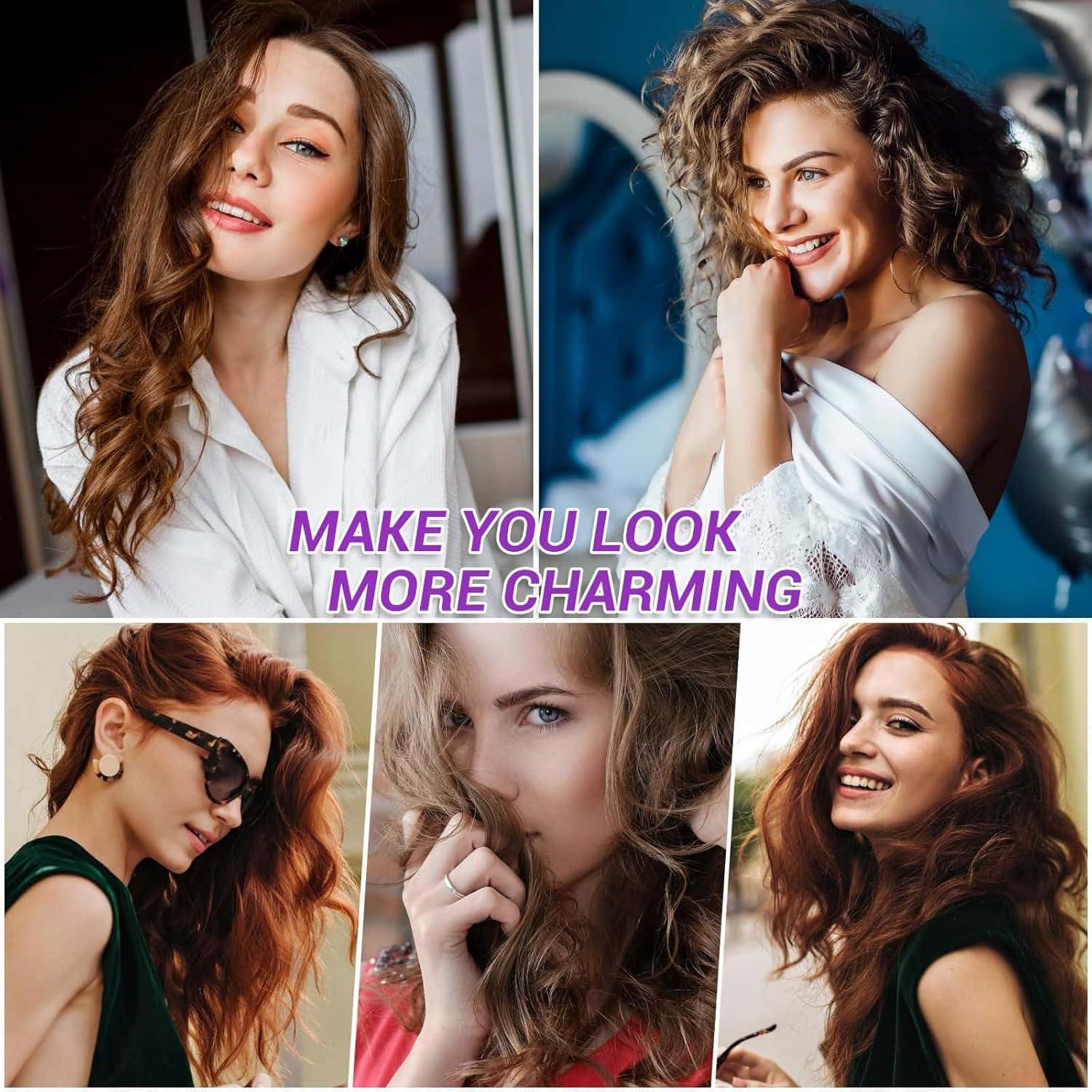 Juego de Rulos para Cabello Selizo - 50 Piezas con Clips y Peine