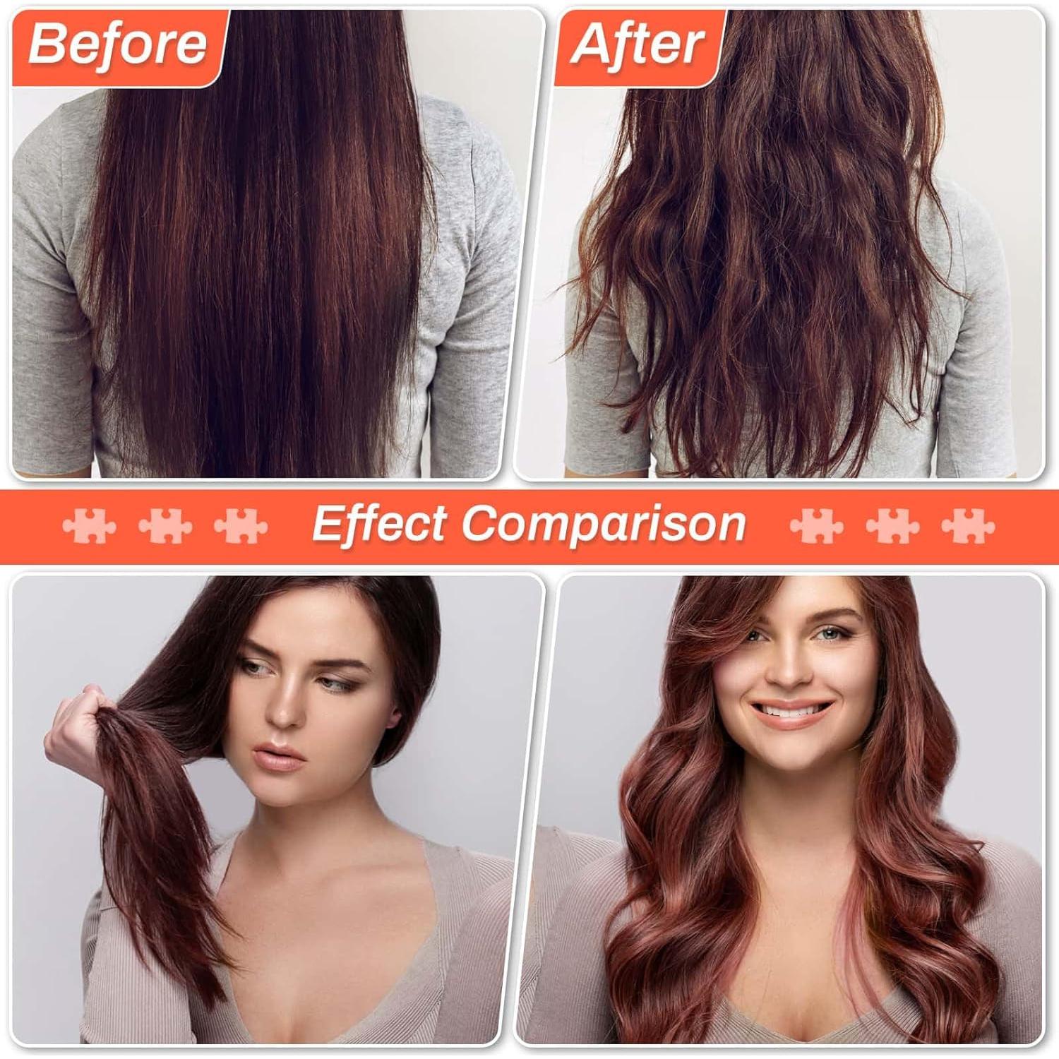 Juego de Rulos para Cabello Audab 56 Piezas con Clips y Bolsa