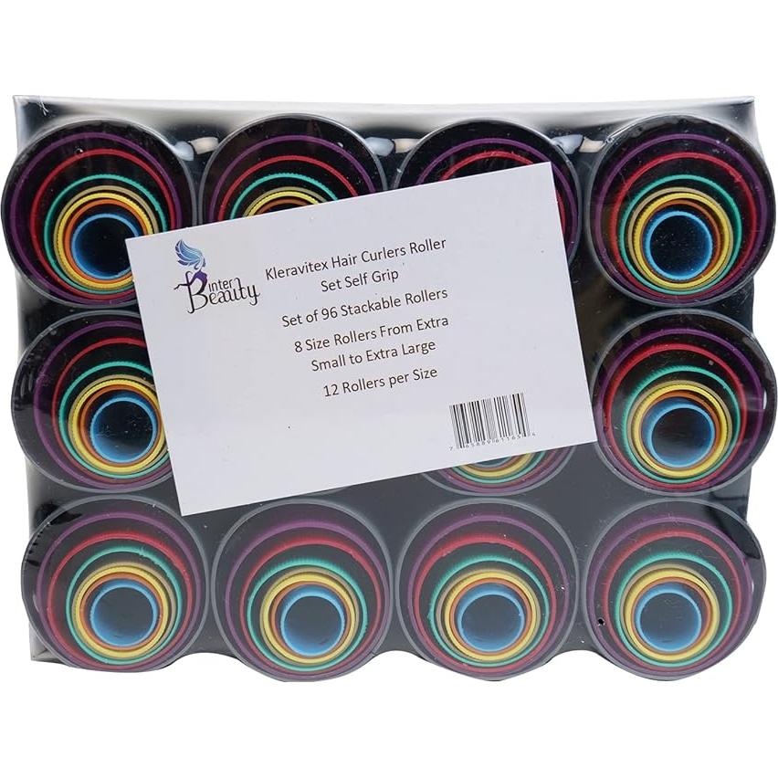 Juego de Rulos Kleravitex - Set de 96 Rulos Apilables