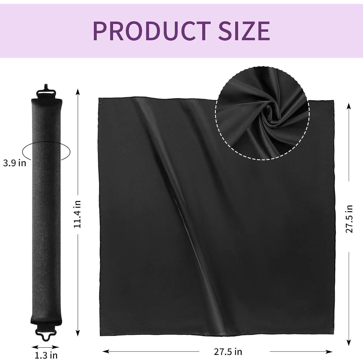 Rizadores de Cabello Sin Calor Posicurly - 4 Piezas Terciopelo