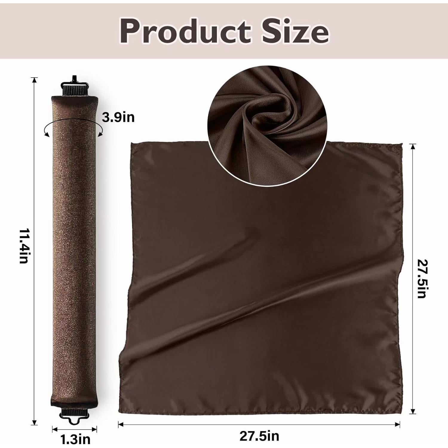 Rizadores de cabello sin calor Posicurly - 6 piezas con gancho