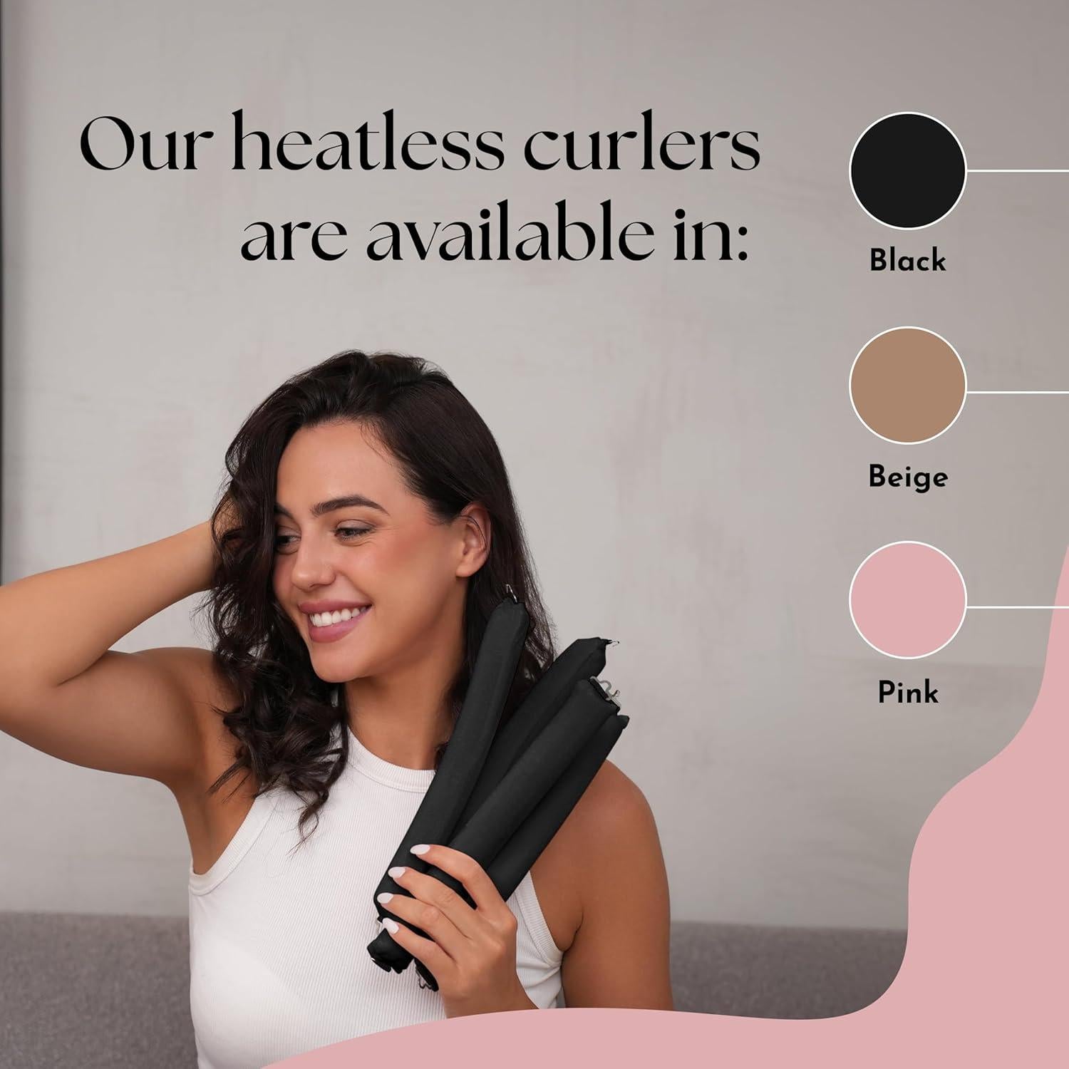 Rizadores Sin Calor VARIENCY 4 Piezas para Todos los Cabellos