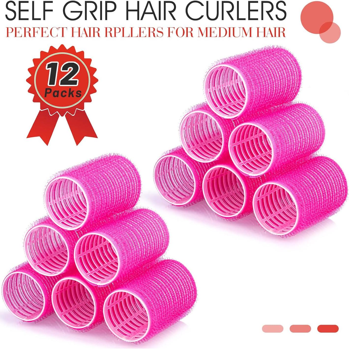 Rizadores de Cabello Acejoz 12 Piezas con Clips 33mm