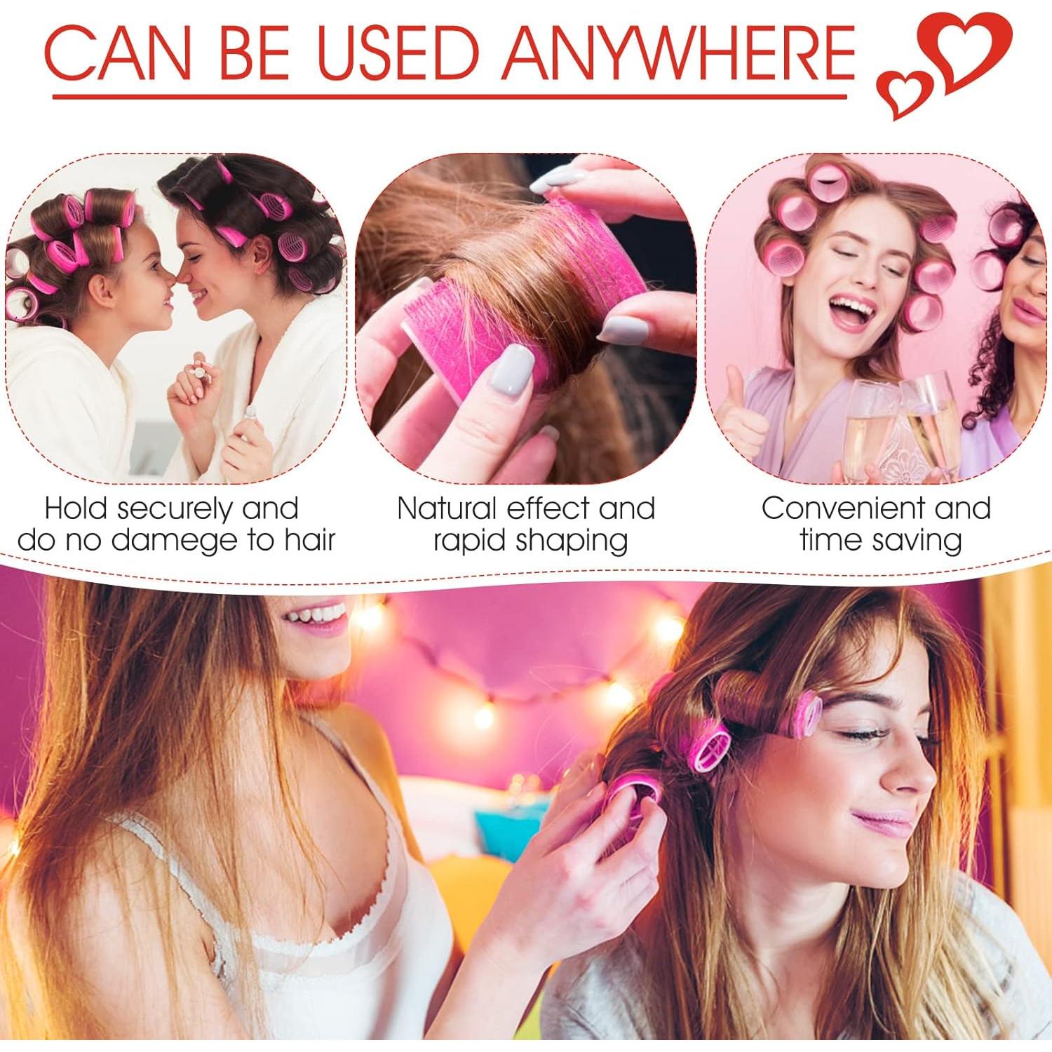 Rizadores de Cabello Acejoz 12 Piezas con Clips 33mm