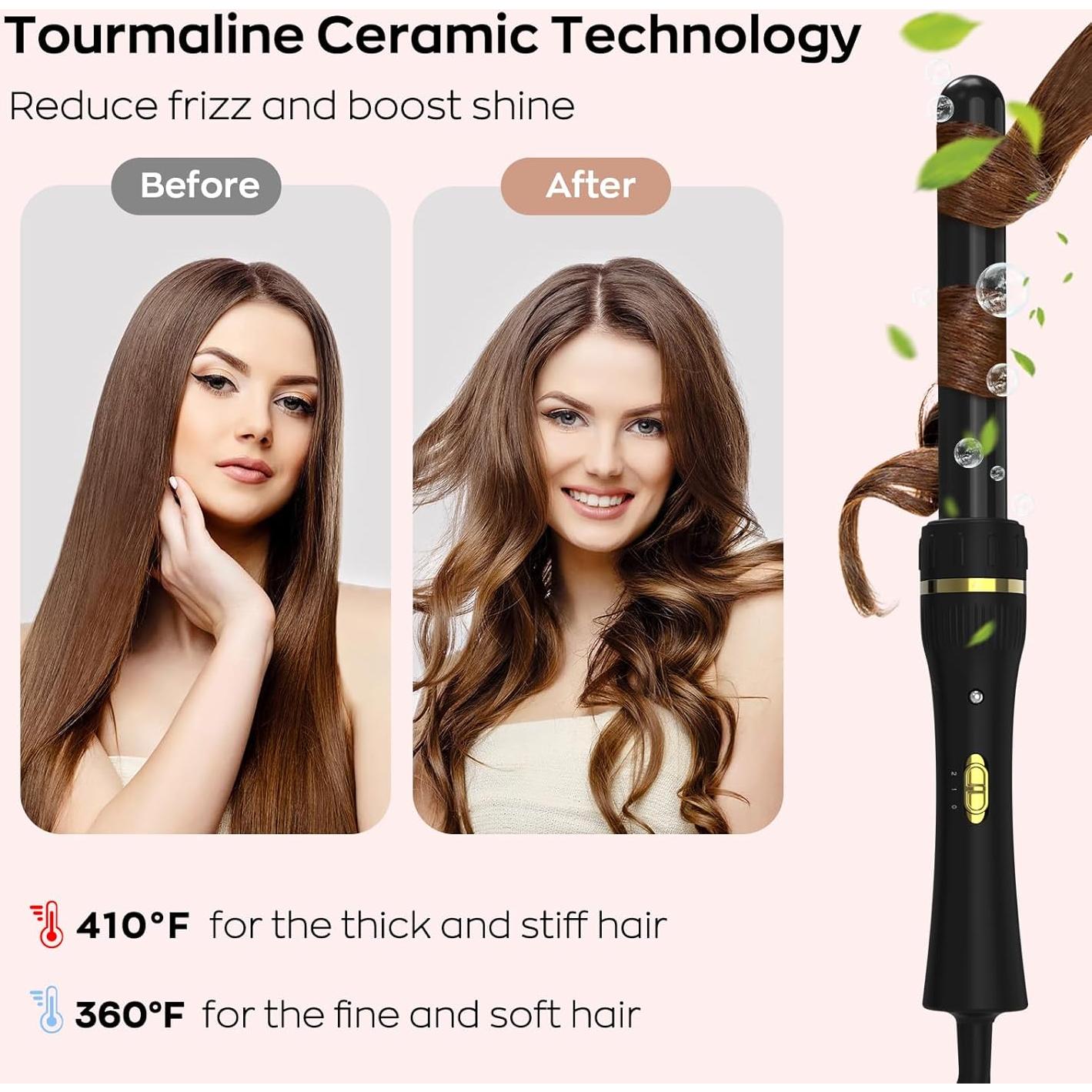 Rizador 5 en 1 Janelove con 4 Barriles Intercambiables