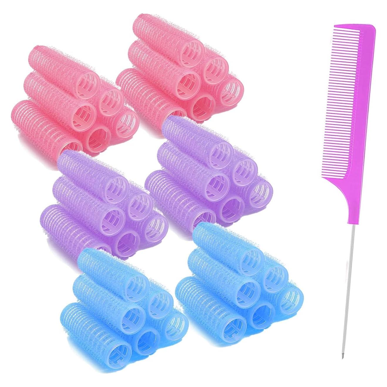 Rulos Autoadhesivos ZMD 36PCS Sin Calor 1.5 cm para Cabello