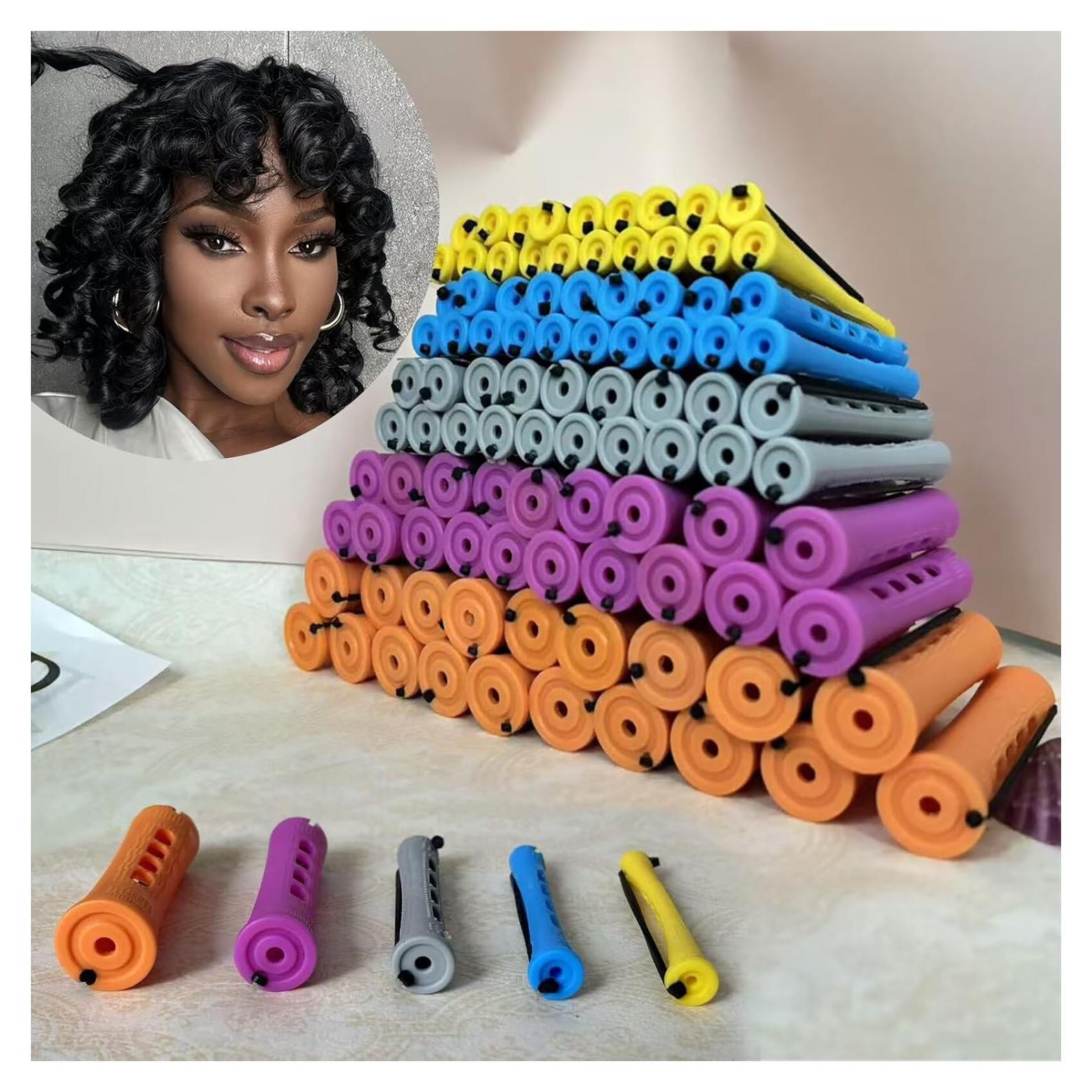 Juego de 100 Varillas de Perm para Cabello Natural Koskusder