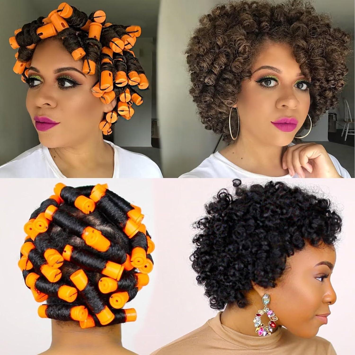 Juego de 100 Varillas de Perm para Cabello Natural Koskusder