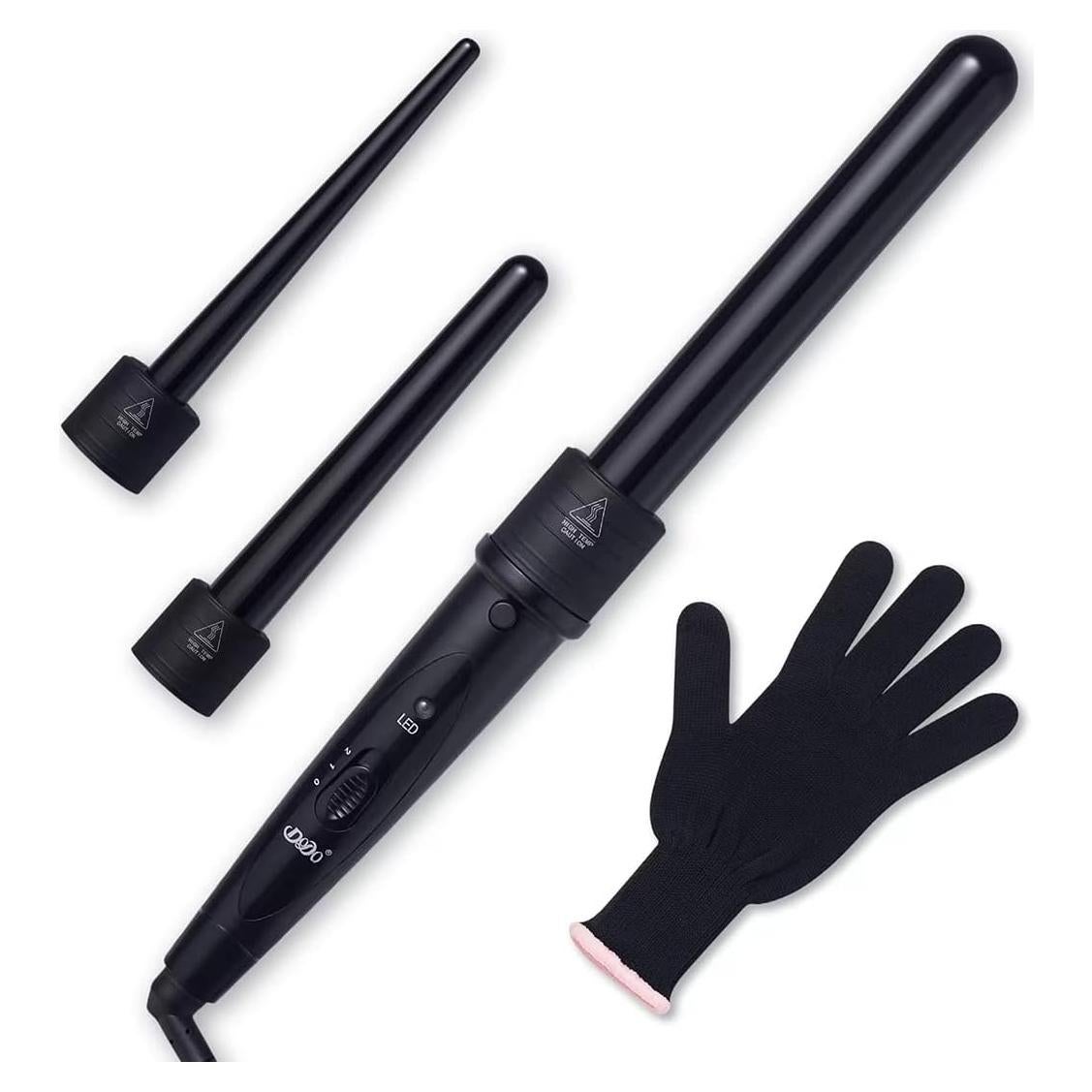 iMissiu Varita de Rizado 3 en 1 Cerámica 20-25mm 9-19mm 25mm