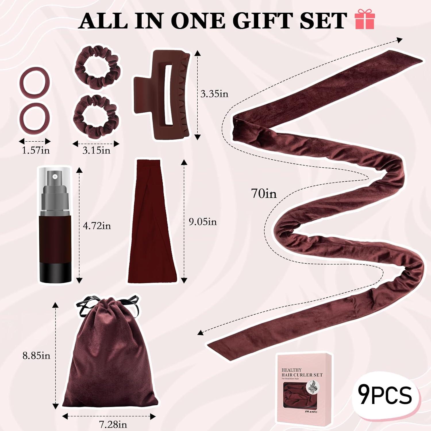 Banda Rizador de Cabello Sin Calor ZILAMPU 177.8 cm Terciopelo