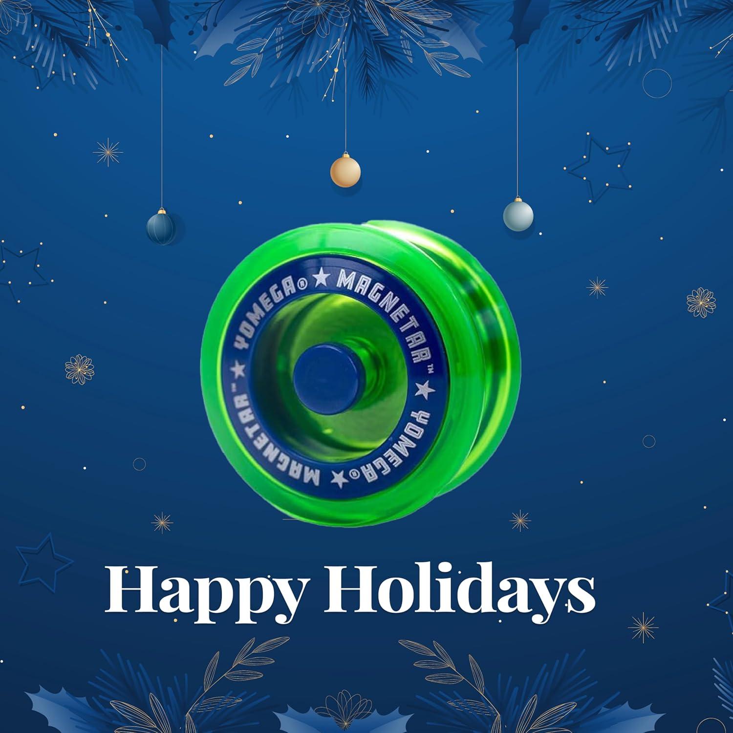 Yoyo Yomega Magnetar Verde Alto Rendimiento + 2 Cuerdas