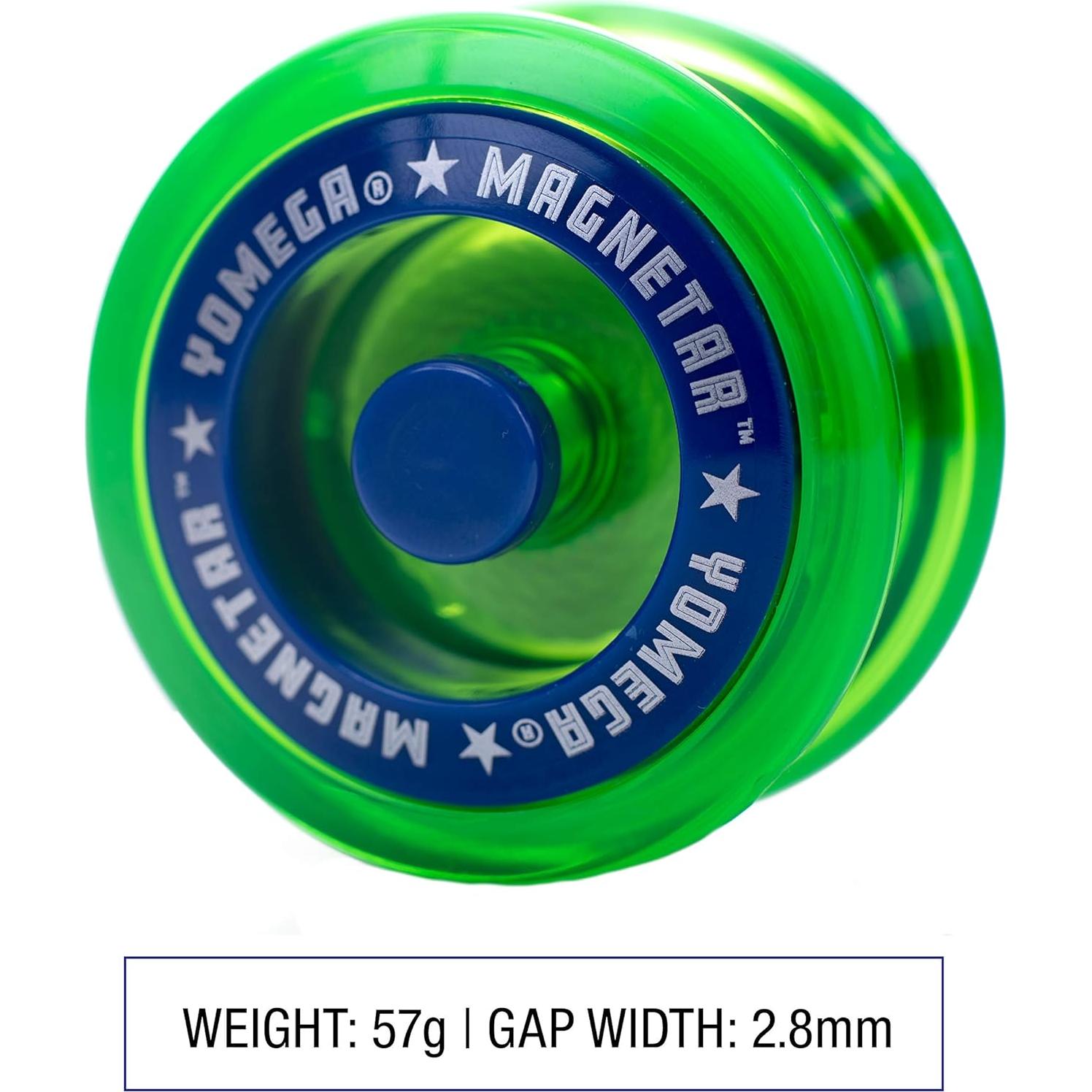Yoyo Yomega Magnetar Verde Alto Rendimiento + 2 Cuerdas