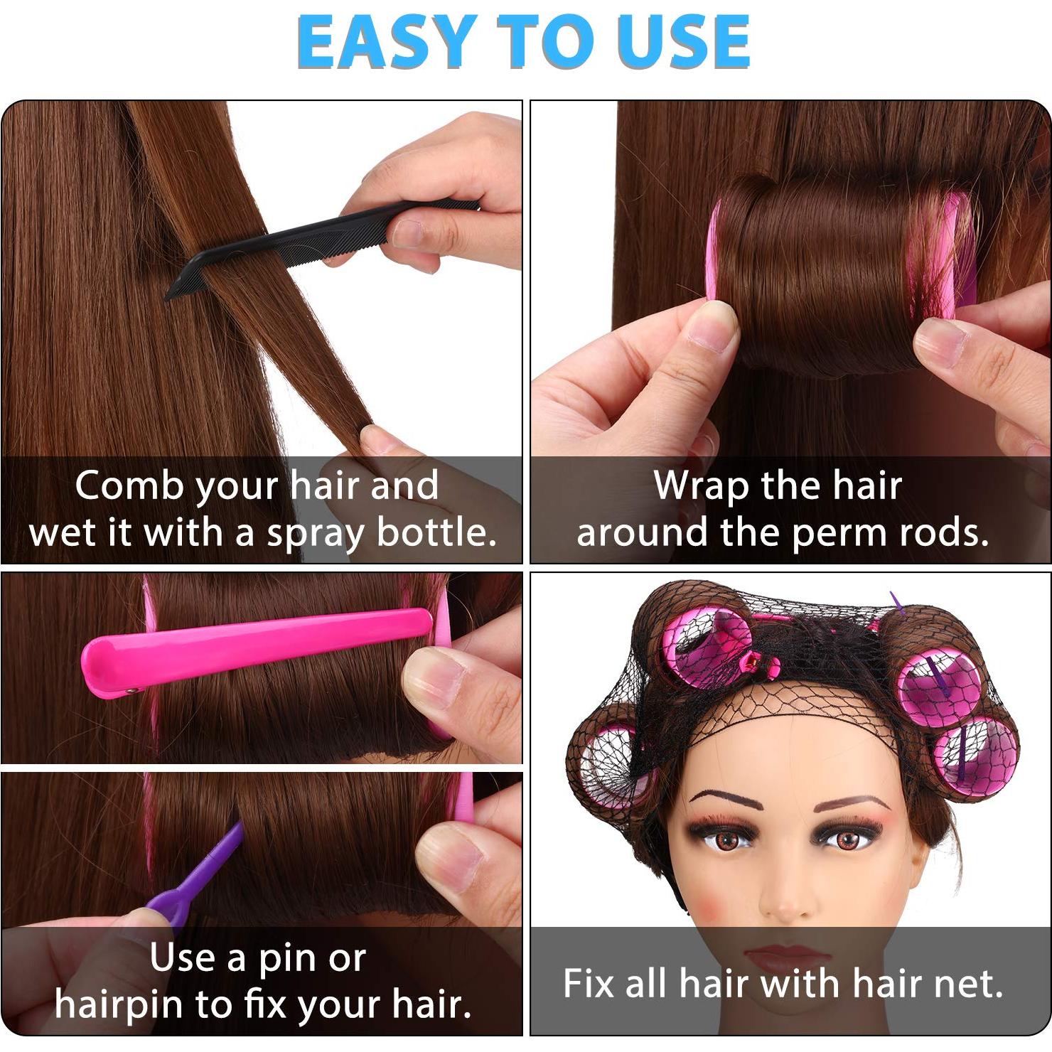 Juego de Rulos para Cabello WILLBOND 141 Piezas Multicolor