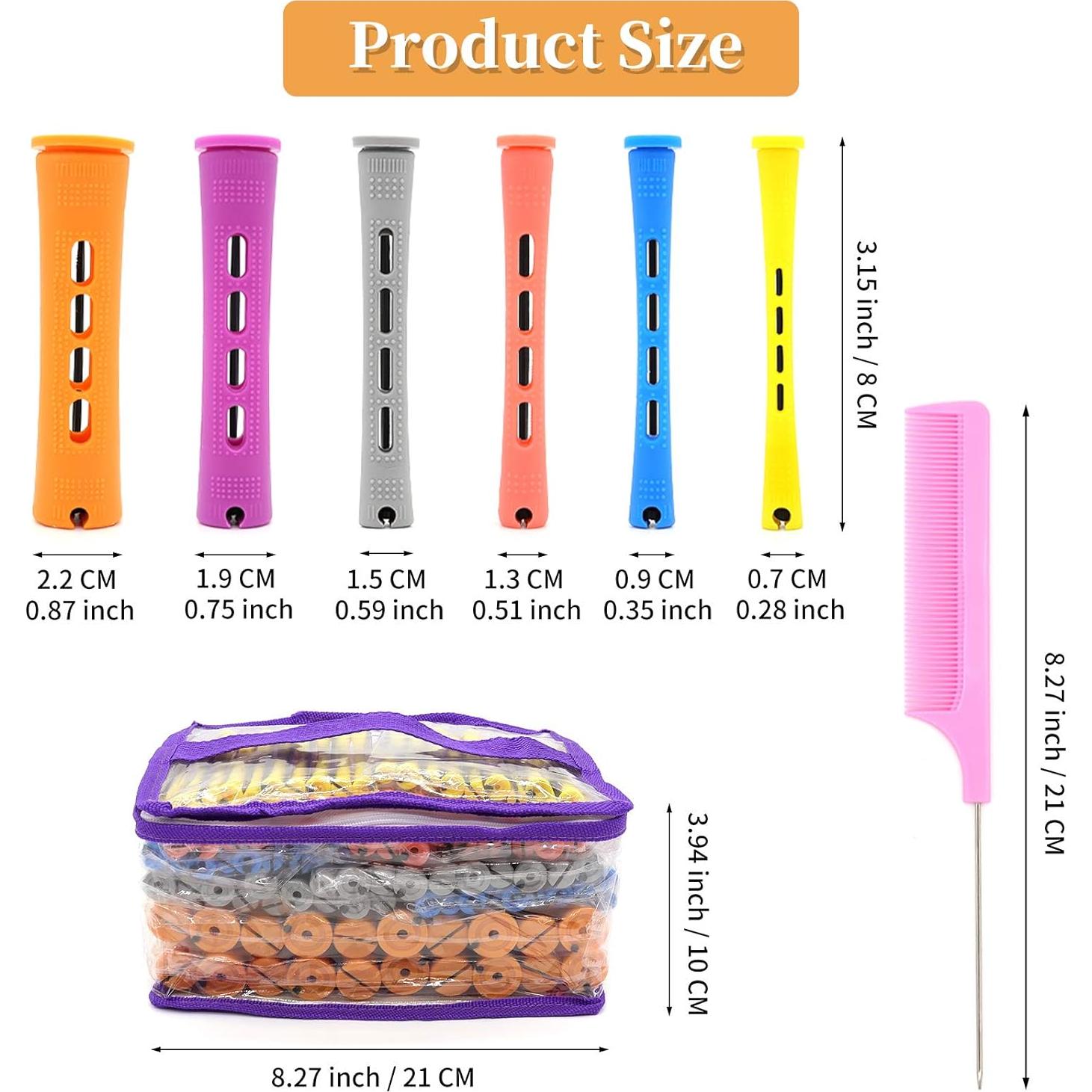 Juego de 120 Varillas para Permanente Lovmny - 6 Tamaños