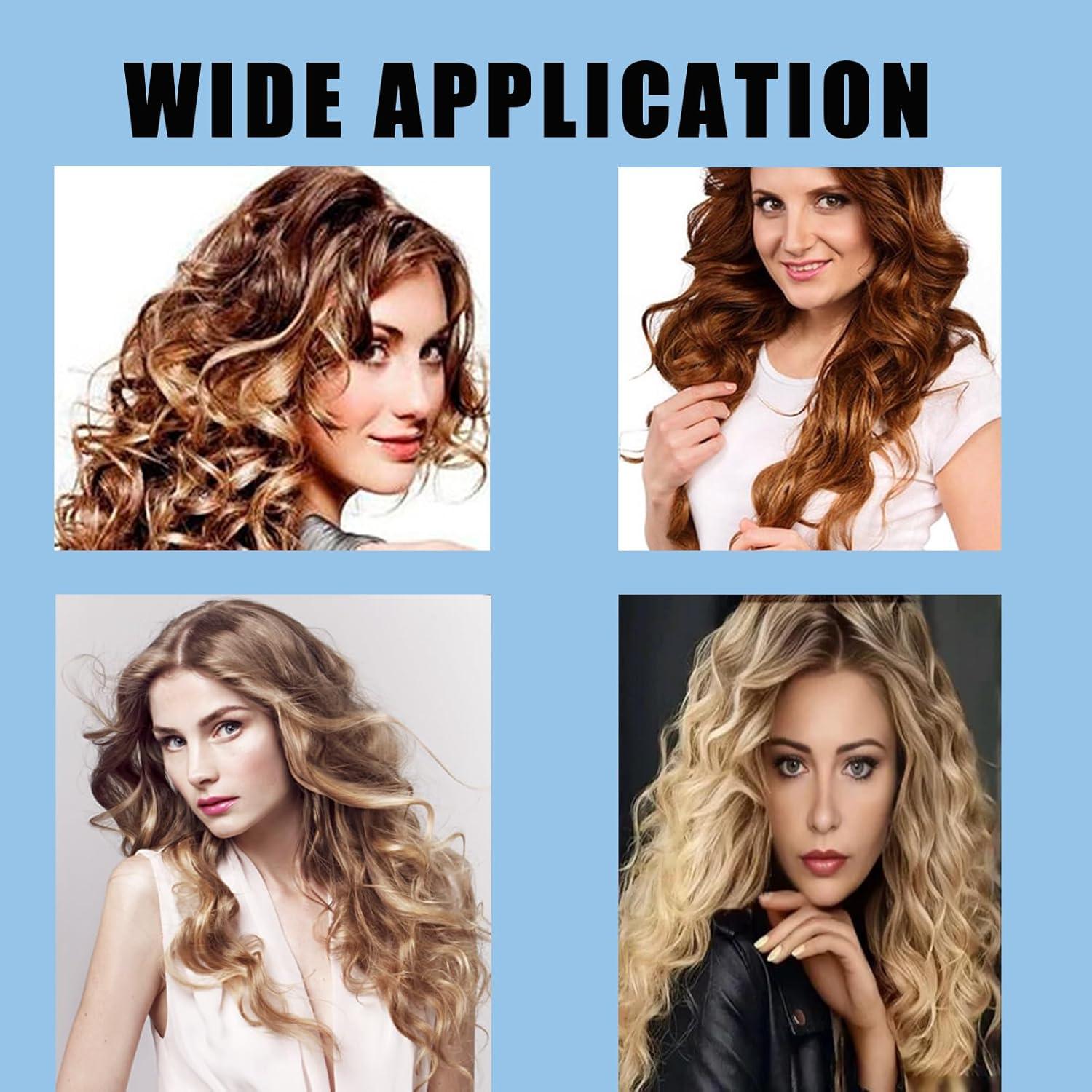 30 Rulos de Plástico Ulifebetter para Cabello Sin Calor - 5 Tamaños